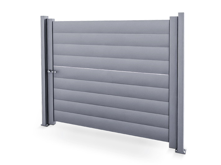 Coupe 3D Portail aluminium Shar-Pei 2.5