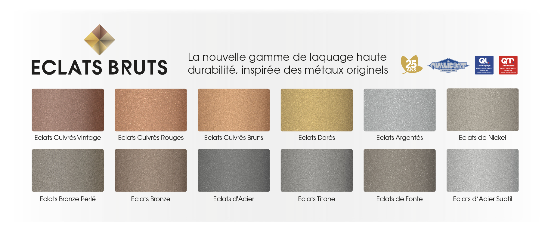 Nuancier Eclats Bruts