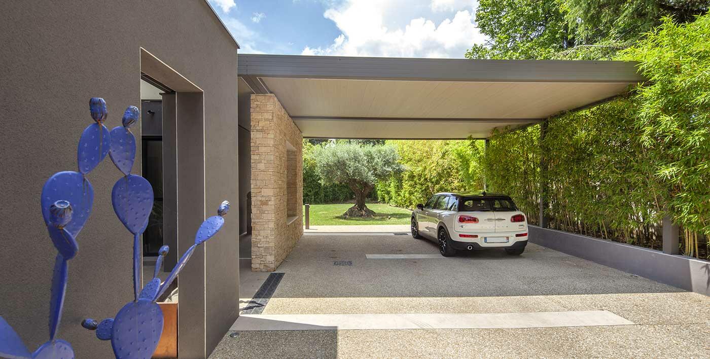 Carport Wallis-Park - Abri de voiture en aluminium