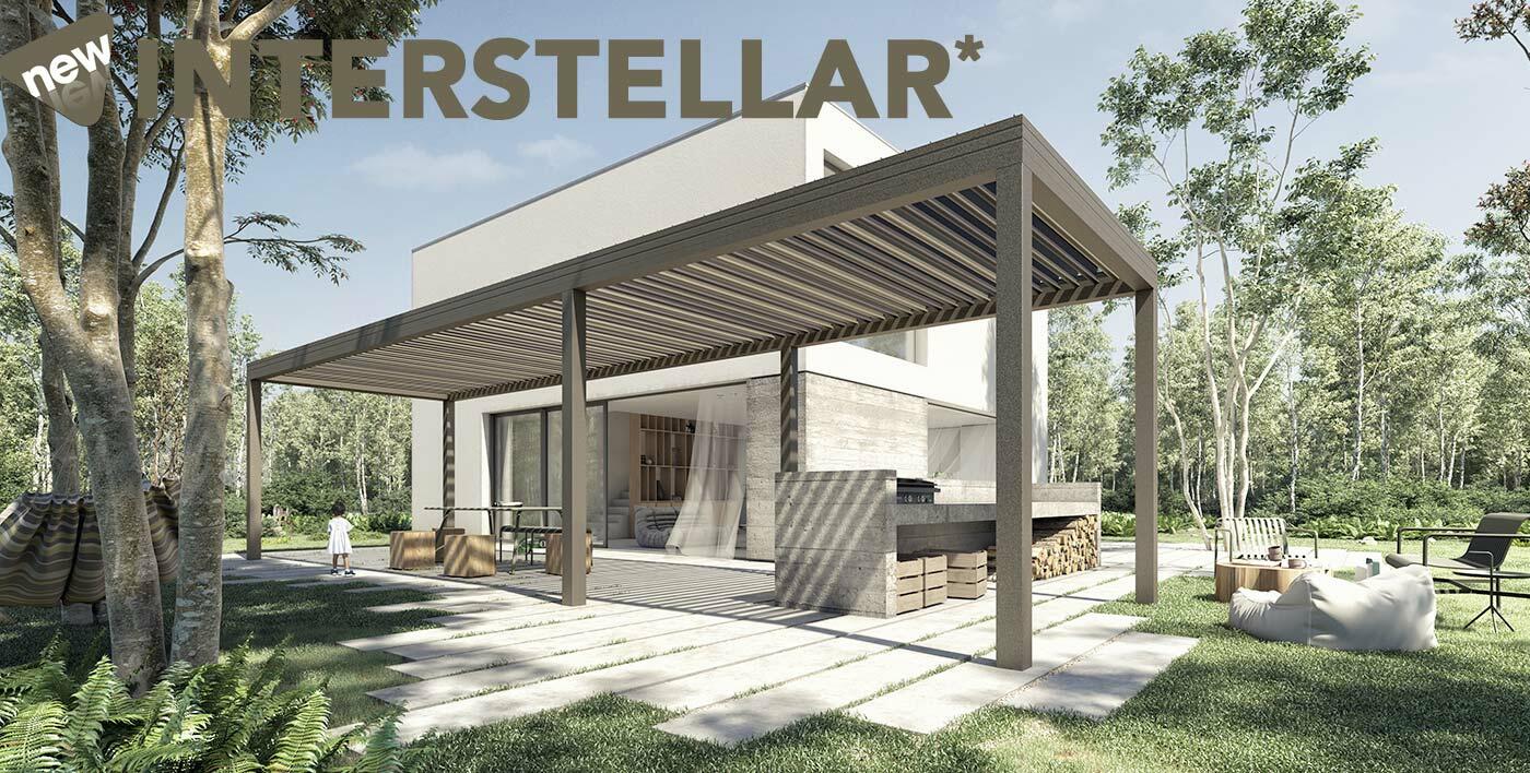 Pergola Wallis&Outdoor design by Dank Architectes - Modèle Interstellar