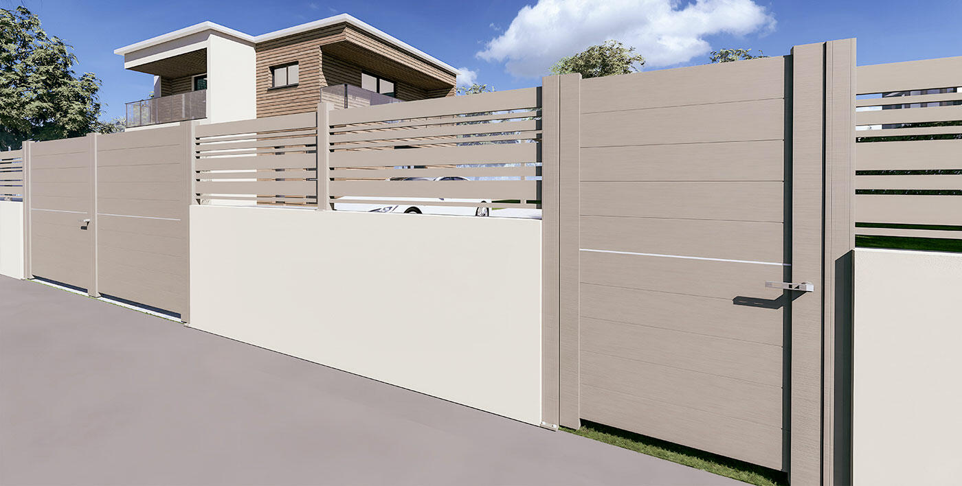 Portillon aluminium Shar-Peï 2.5